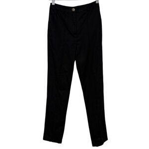 ASOS Linen Blend Black Ankle Pants Women’s Size 0 Career Wear Lightweight Office